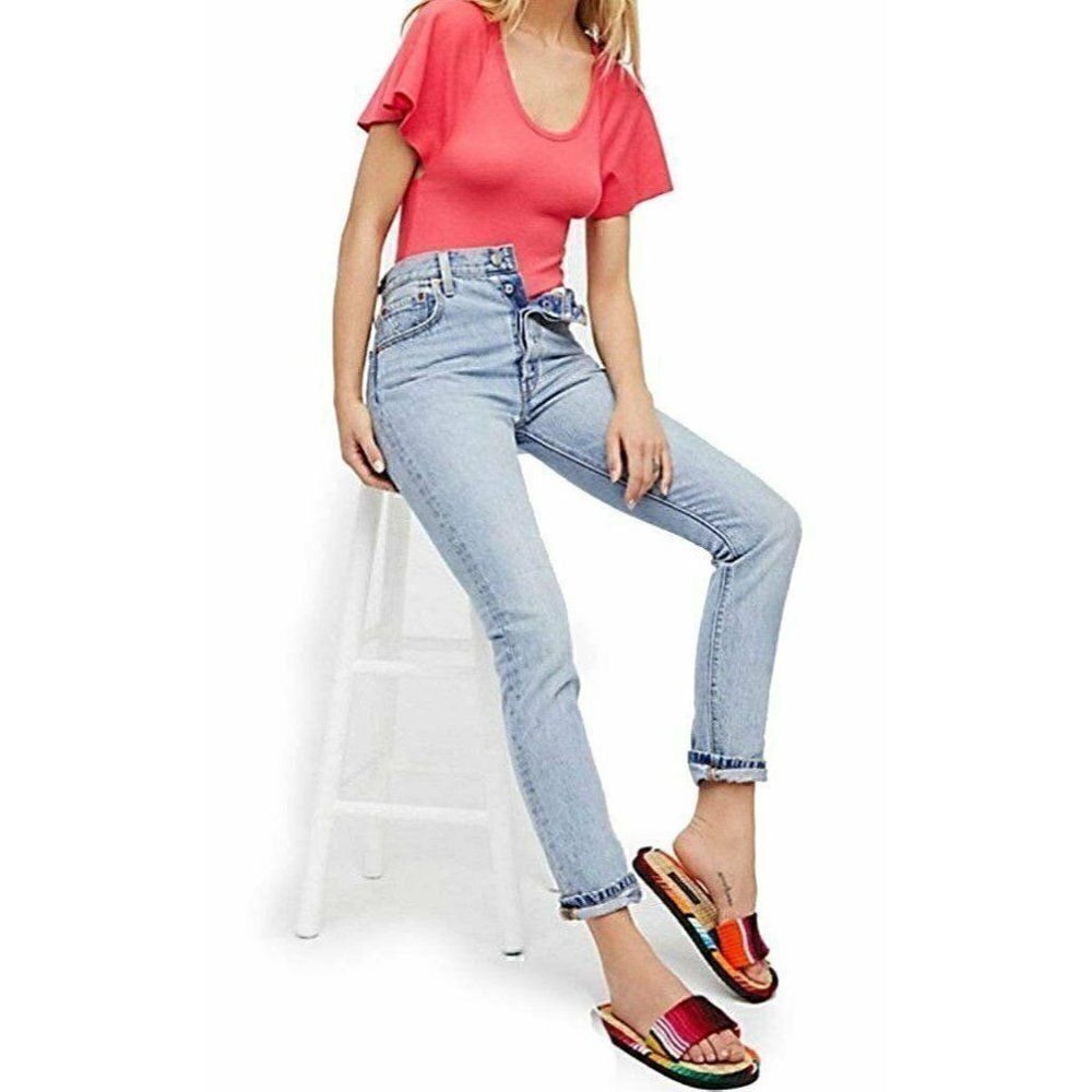 Free People NEW Scoop-Neck Thong Bodysuit XS‎ - Picture 5 of 6